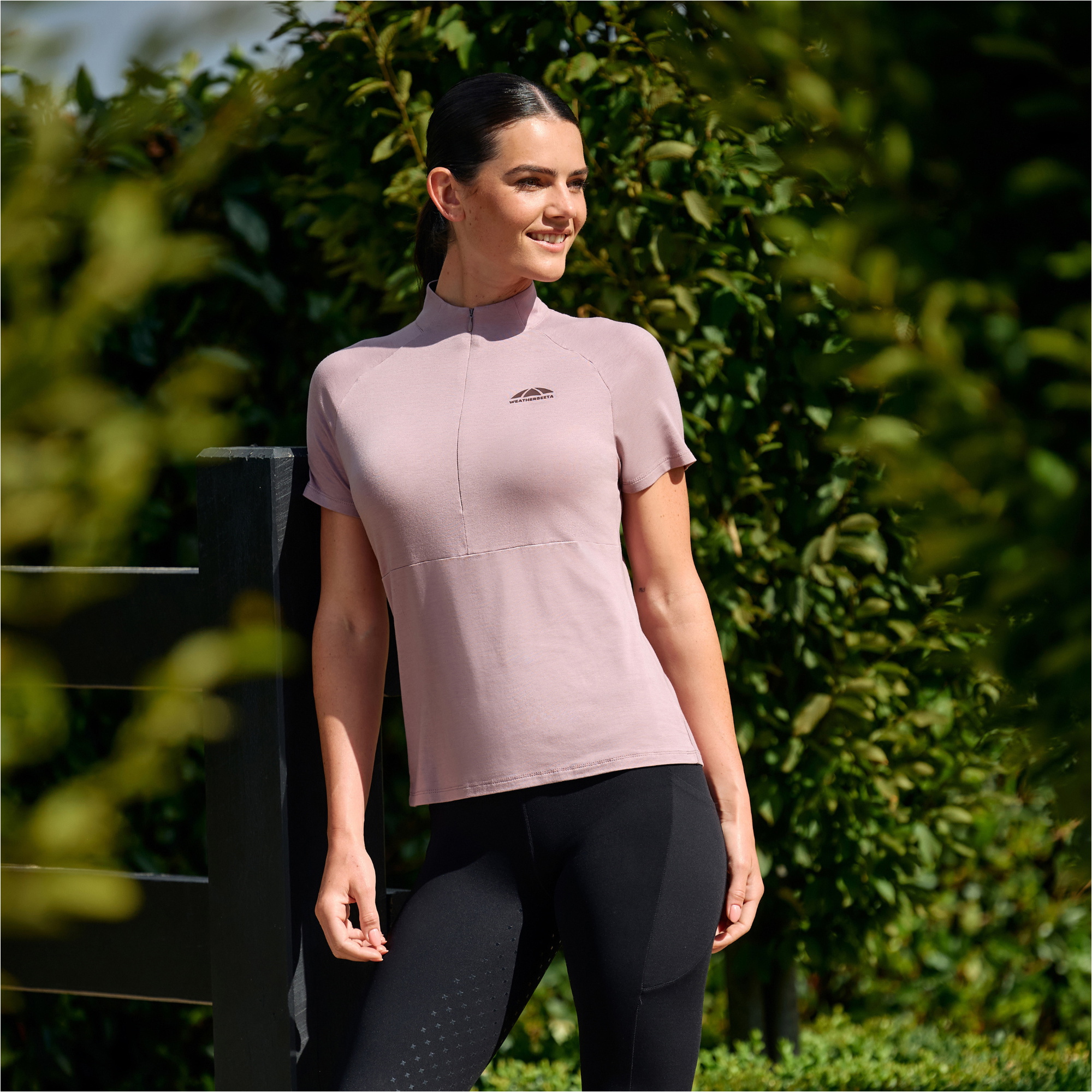 2026 WeatherBeeta Dames Bamboe Korte Mouw Performance Basislaag 1028843022 - Burnished Lilac